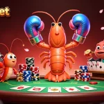 Win big at Dominobet with this vibrant 3D poker scene showcasing card gameplay and jackpot excitement.