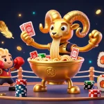 Engage in thrilling gaming with Website Sunwin featuring a lively 3D casino scene.