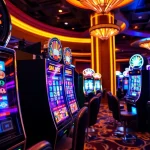 Menangkan Slot Deposit 5k dengan mesin slot berwarna-warni di kasino yang mewah.