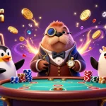 L'application espion offre des jeux de casino comme les machines à sous dans une illustration détaillée.